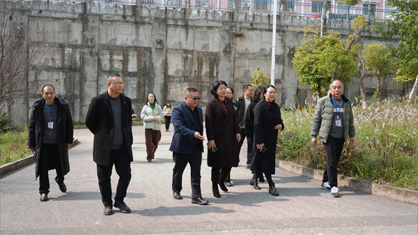 市教委蒋副主任调研