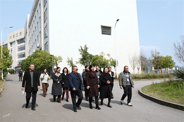 市教委蒋副主任调研