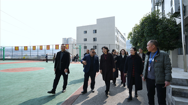 市教委蒋副主任调研