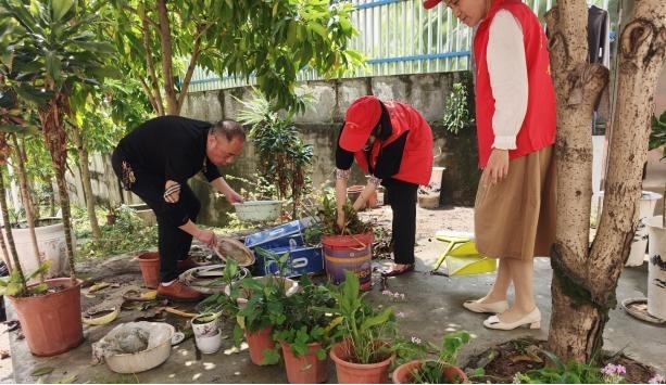 党员先锋齐动手，美丽校园共守护——党员周五卫生大扫除活动